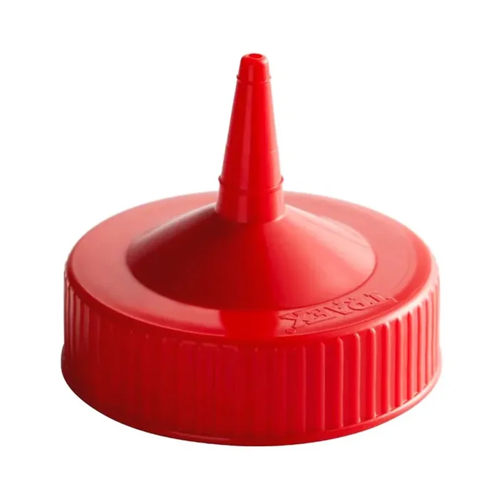 Traex 4913-02 Red Single Spout Wide Mouth Replacement Cap – Dozen