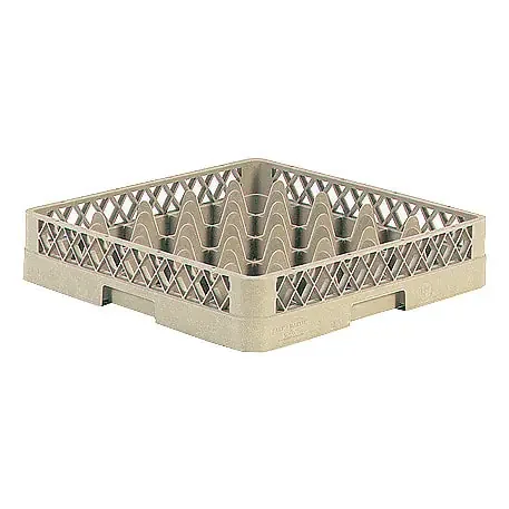 Traex® TR6 Beige 25 Compartment Glass Rack