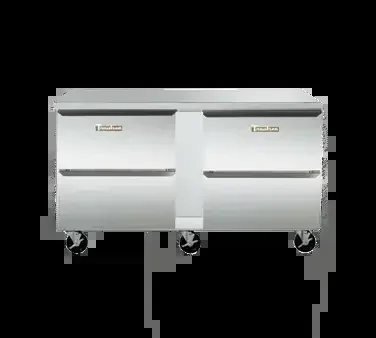 Traulsen UHT27-D-SB 27‘‘ 1 Section Undercounter Refrigerator with 2 Drawers and Front Breathing Compressor