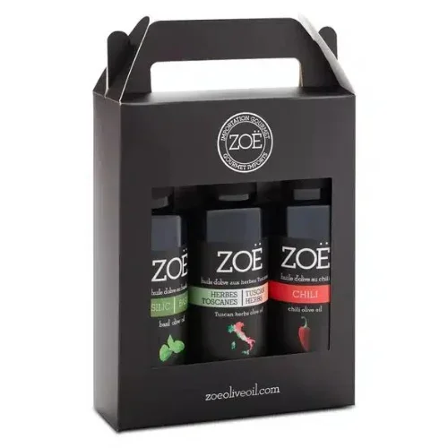 Trio d’huiles d’olive 100 ml – Zoë