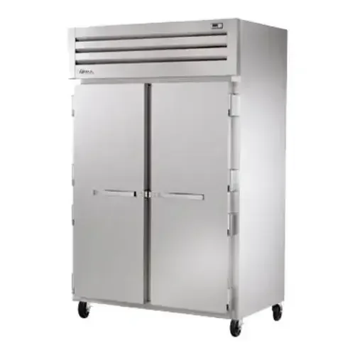 True Mfg. – General Foodservice STG2F-2S-HC 52.63‘‘ 56.0 cu. ft. Top Mounted 2 Section Solid Door Reach-In Freezer