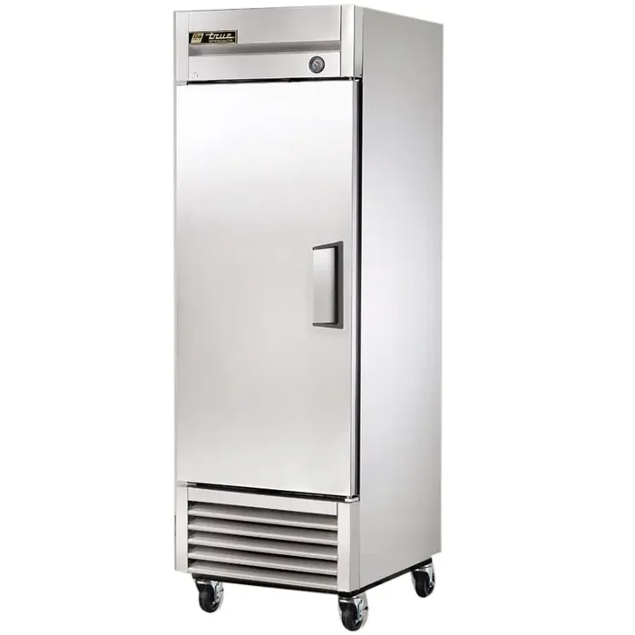 True® T-23-HC LEFT HINGE S/S 23 Cu Ft Reach-In Refrigerator