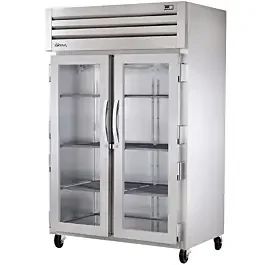True STG2R-2G-HC 53″ Spec Series Reach-In Two Section Glass Swing Door Refrigerator