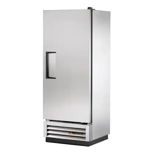 True T-12F-HC 24 7/8″ One Section Solid Door Reach-In Freezer with LED Lighting,Silver, Refrigerant R290, 11.3 Cu. Ft.