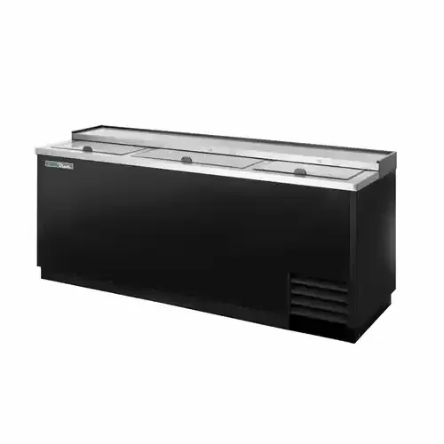 True TD-80-30-HC 80 1/8″ Black Horizontal Bottle Cooler, Refrigerant R290, Capacity 12 oz. Btls. 30 Cases