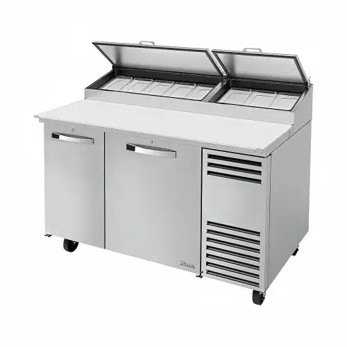 True TPP-AT-60-HC~SPEC3 60″ Pizza Prep Table w/ Refrigerated Base, 8 Pans (Top), Refrigerant R290