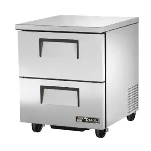 True TUC-27D-2-HC 27″ Undercounter Refrigerator with 1 Section, 2 Drawers, 6.5 Cu. Ft, Refrigerant R290