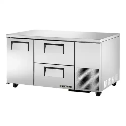 True TUC-60-32D-2-HC 60″ Undercounter Refrigerator with 2 Sections, 2 Drawers, 1 Solid Door, 15.9 Cu. Ft, Refrigerant R290