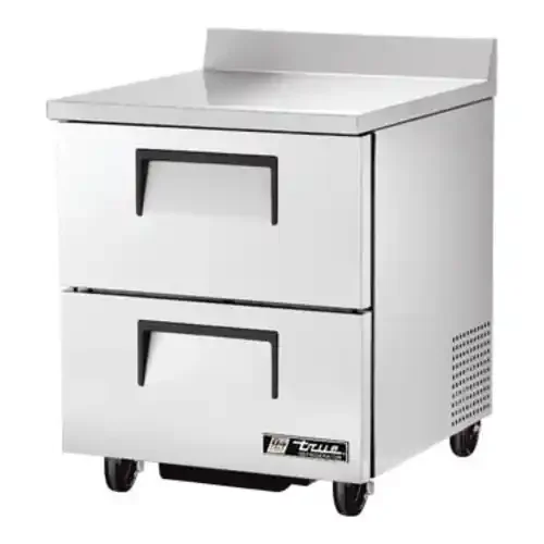 True TWT-27D-2-HC 27″ Deep Work Top Refrigerator with Two Drawers, 1 Section, 6.5 Cu. Ft.