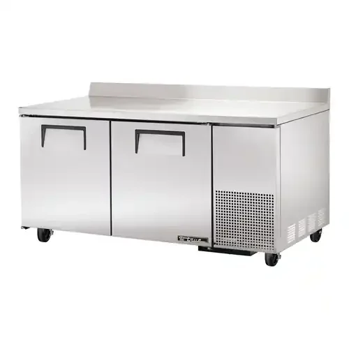 True TWT-67-HC 67″ Solid Two Door Deep Worktop Refrigerator, 2 Section, 21 Cu. Ft., Refrigerant R290