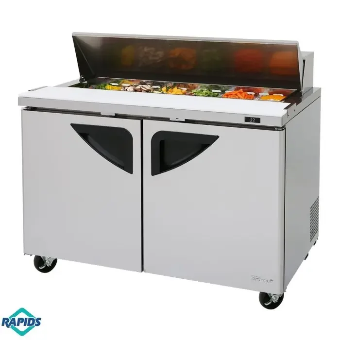 Turbo Air 2 Door Sandwich/Salad Unit, Holds 16 Pans