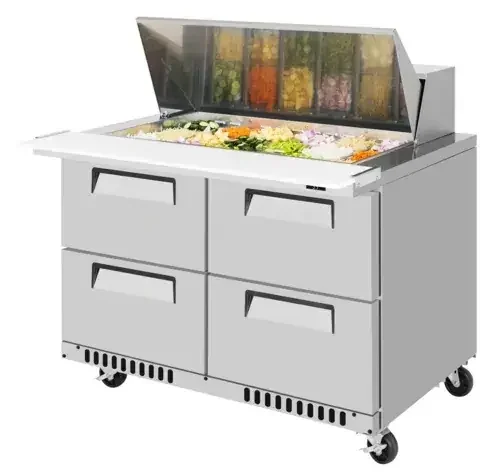 Turbo Air TST-48SD-18-D4-FB-N Super Deluxe Sandwich/Salad Mega Top Unit
