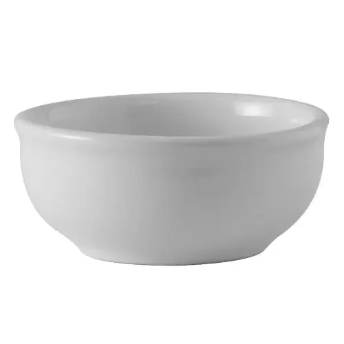 Tuxton BWB-050E White 5 Ounce Salsa/Sauce Dish – 36 / CS