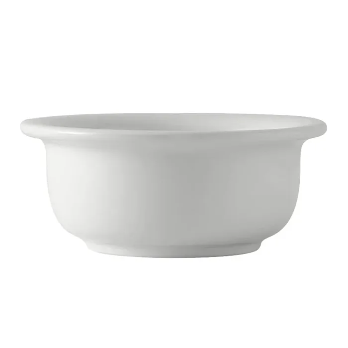 Tuxton BWB-1409 14 Oz. White Pot Pie Dish – 12 / CS