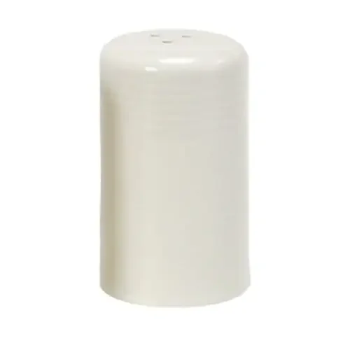 Tuxton BWI-0301 2 Oz. White Pepper Shaker – 12 / CS