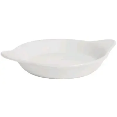 Tuxton BWN-0902 9 Oz. Round White Shirred Egg Dish – 12 / CS