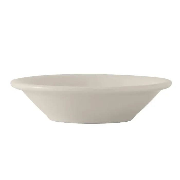 Tuxton TNR-011 Reno/Nevada 3-1/2 Oz. Eggshell Fruit Dish – 36 / CS