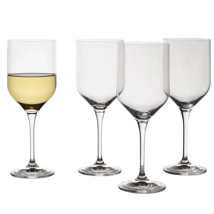 Upton Set of 4 White Wine Glasses