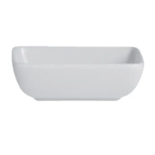 Varick 6900E596 Cafe Porcelain Pub 2 Oz. Rectangle Tray – 36 / CS