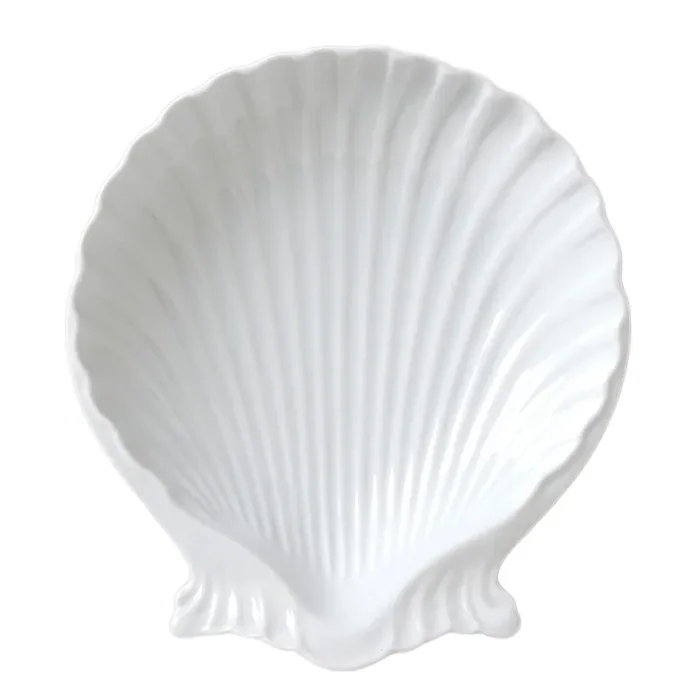 Vertex China SD-6 Market Buffet 6″ White Shell Dish – 36 / CS