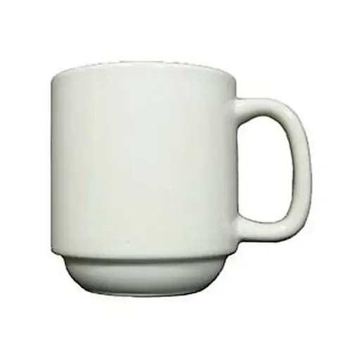 Vertex China SM-V Vista 10 Oz. Stackable White Summit Mug – 36 / CS