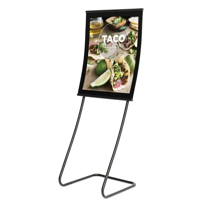 VGS CC-CFP-L1V Concurva® Black Freestanding Display
