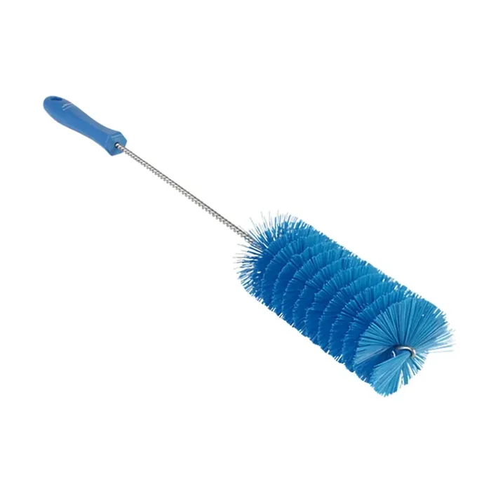 Vikan 53703 Blue 2.4″Dia Spiral Bristle Tube Brush