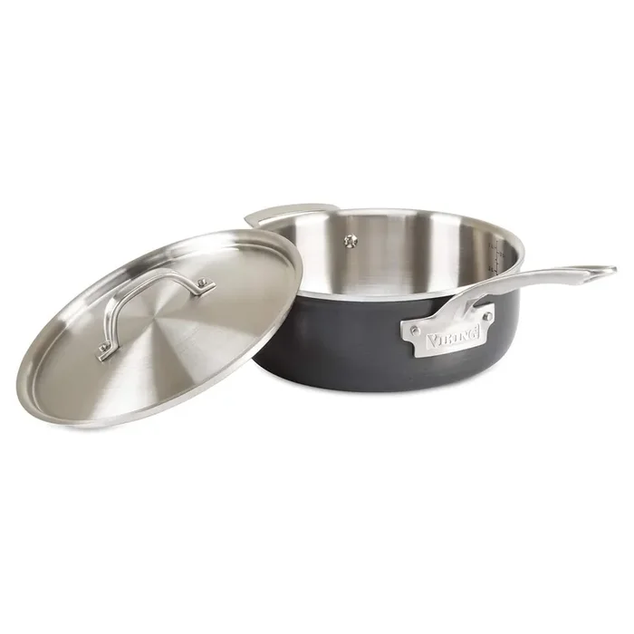 Viking Hard Stainless 4-Quart Saute Pan