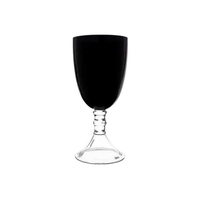 Vikko Decor – Iris, Clear Stem, Glass Goblet