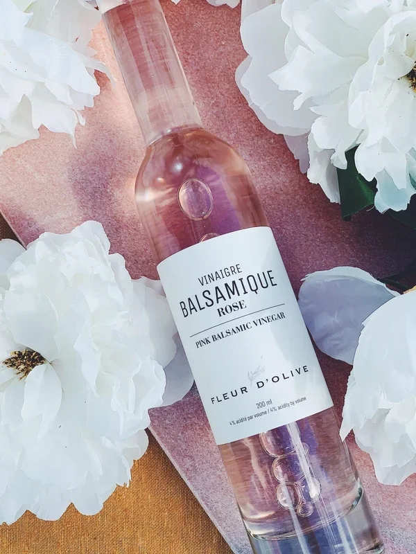 Vinaigre balsamique rose 200ml – Fleur d’olive