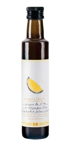Vinaigre de citron et balsamique blanc 250 ml – La Belle Excuse