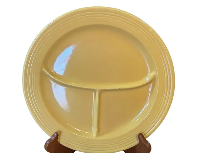 Vintage Fiesta Divided Grill Plate 12″