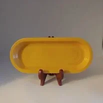 Vintage Fiesta Utility Tray Yellow