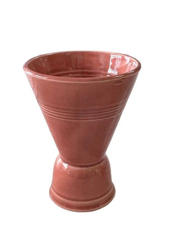 Vintage Harlequin Double Egg Cup Original Rose