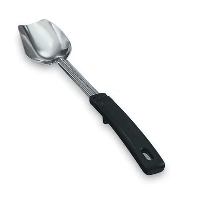 Vollrath 46948 Black Handled 13-3/4″ 3-Sided Solid Basting Spoon