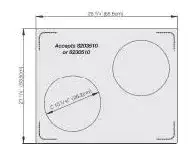 Vollrath 8250316 Miramar™ Double Well Template
