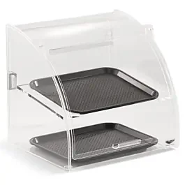 Vollrath ESBC-2 Small Countertop Euro Curve Bakery Case with Front & Rear Doors