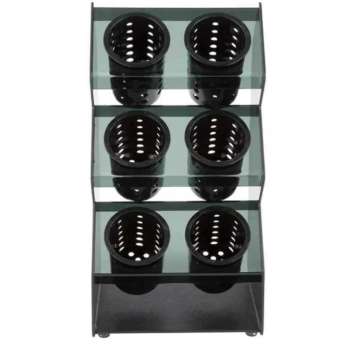 Vollrath FWVH-3X2B 6-Compartment Vertical Flatware Holder