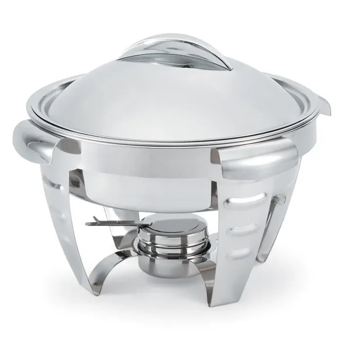 Vollrath® 49522 Maximillian Steel™ 6 Quart Round Chafer