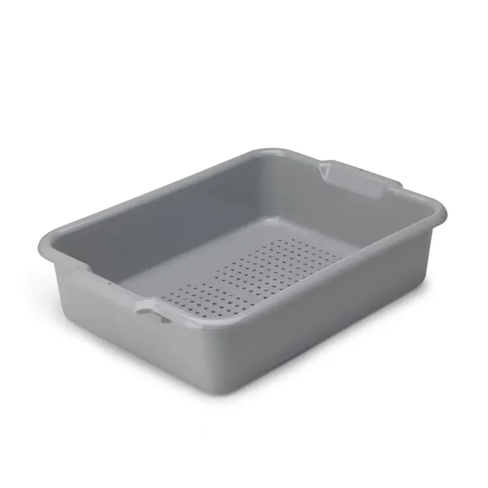 Vollrath® 52617 Gray Perforated Silverware Drain Box