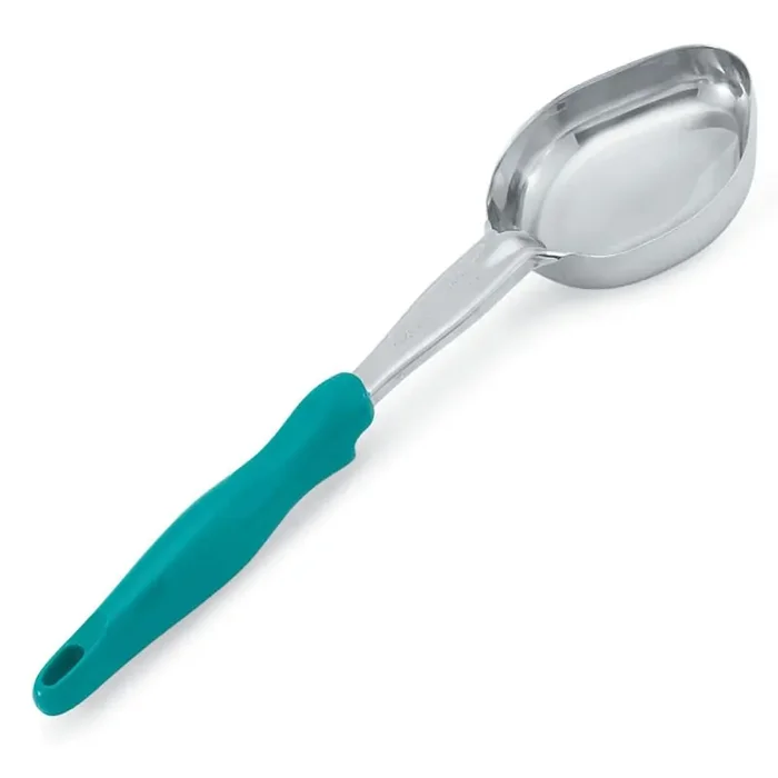 Vollrath® 6412655 Teal 6 Ounce Oval Solid Spoodle®