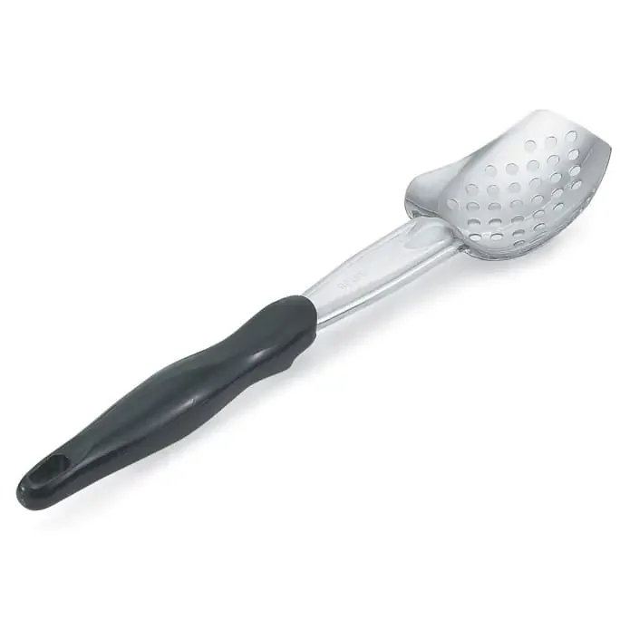 Vollrath® 64138 Black 3-Sided Perforated 13.3″ Basting Spoon