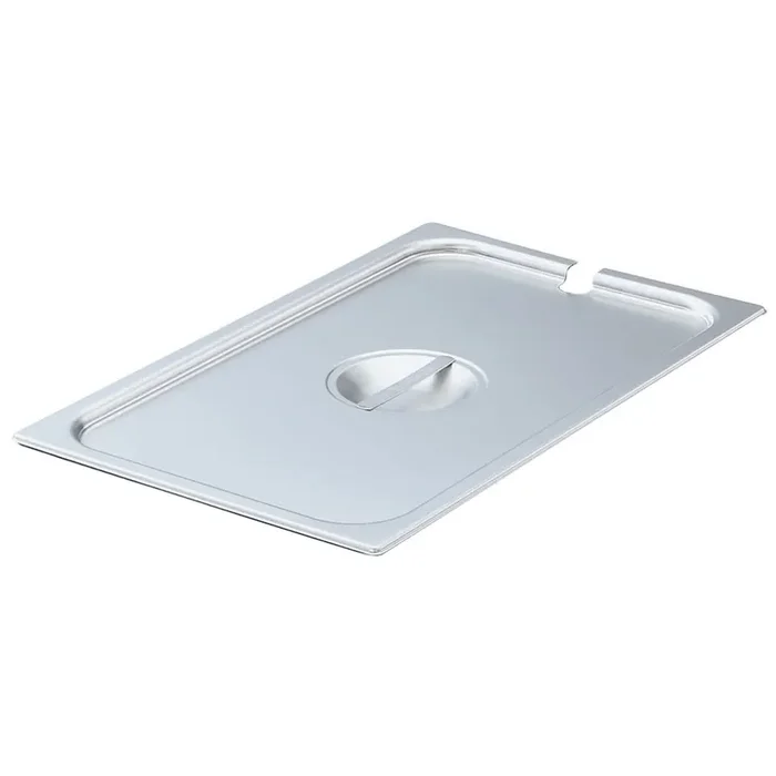 Vollrath® 75219 Stainless Steel Slotted Full Size Lid