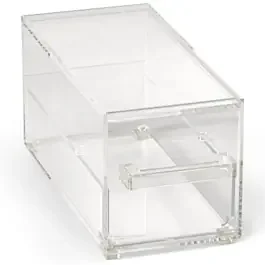 Vollrath SBB13 1/3 Size Cubic Acrylic Modular Display Bin with 1 Drawer