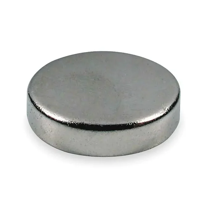 W.W. Grainger 2VAF1 1″ Round Nickel-Plated Disc Magnet