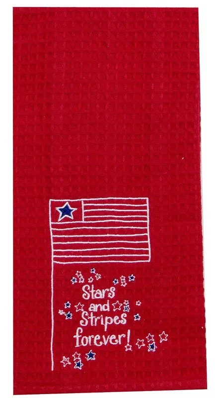 Waffle Towel Stars And Stripes