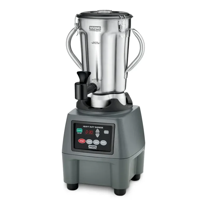 Waring Commercial CB15TSF 120V 128 Oz. Food Blender w/ Timer & Spigot