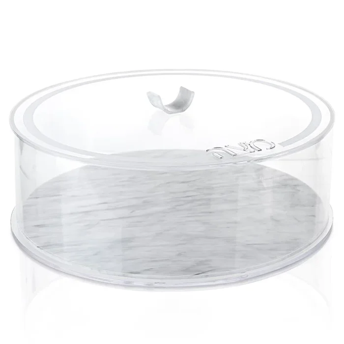 Waterdale Collection U Round Matzah Box, Marble