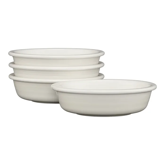 White Classic Rim 6 7/8 Inch Cereal Bowl 19 OZ, Set of 4