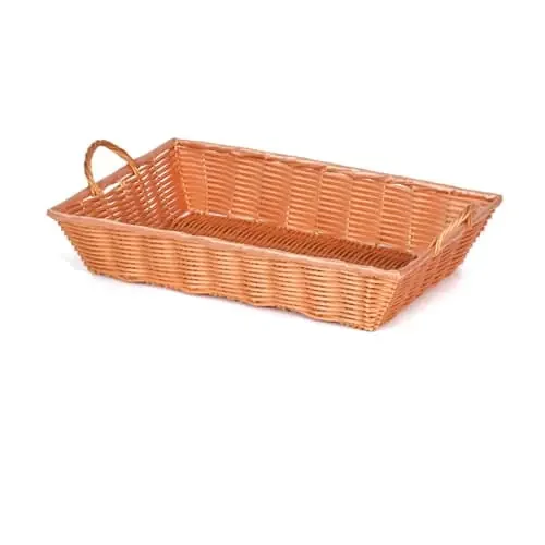 Willow Specialties 4151.18 18″ x 12″ Poly-Line Basket With Handles